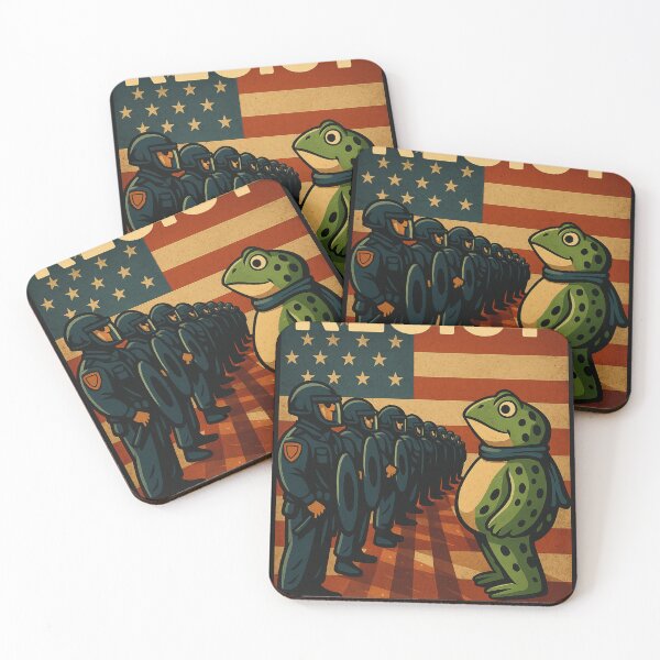 Item preview, RESIST – Ode to the Frog of Hope | Portland Protest Art designed and sold by Youpiworld.