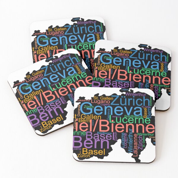 Item preview, Switzerland City Names Word Art designed and sold by TheIconSmith.