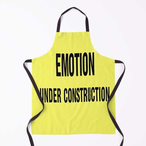 Item preview, Emotion Under Construction • Funny High-Vis Sticker & Tee Design designed and sold by CMdigit.