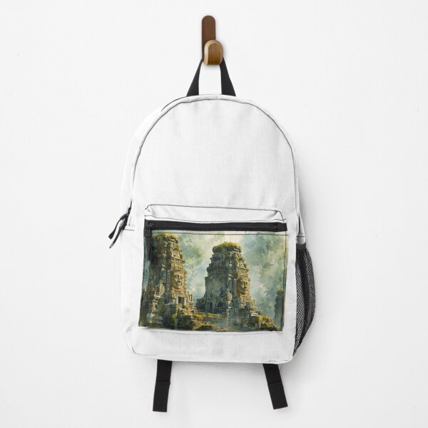 Item preview, Ancient temples in watercolor, Cambodian jungle designed and sold by StormArte.