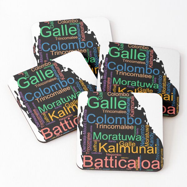 Item preview, Sri Lanka City Names Word Art designed and sold by TheIconSmith.