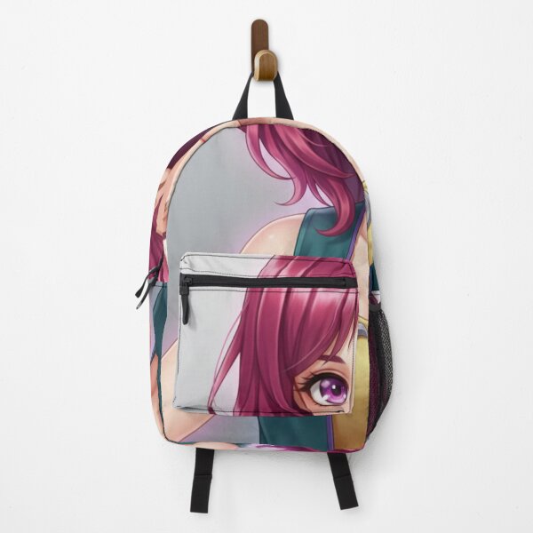 Item preview, Anime Girl with Pink Hair – Confident Manga Character Art designed and sold by YKS - Art&Stuff.