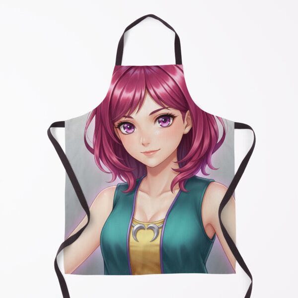 Item preview, Anime Girl with Pink Hair – Confident Manga Character Art designed and sold by YKS - Art&Stuff.