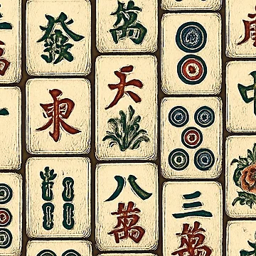 Artwork thumbnail, Mahjong Tile Pattern Design by Best Pattern⭐⭐⭐⭐⭐