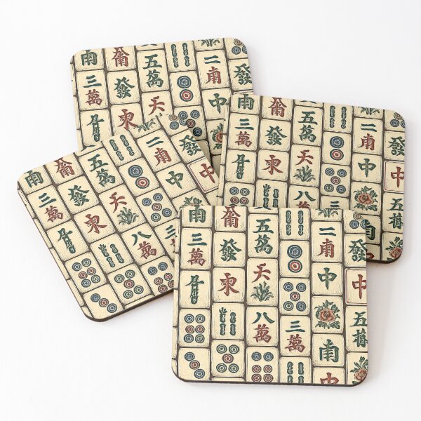 Item preview, Mahjong Tile Pattern Design designed and sold by Best Pattern⭐⭐⭐⭐⭐.