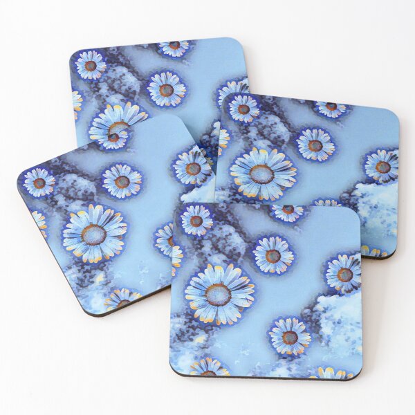Item preview, Blue daisy design  designed and sold by OnaleeNicklinArt.