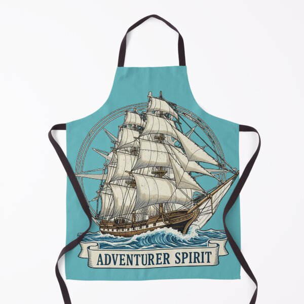 Item preview, Adventurer Spirit – Vintage Sailing Ship Art for Dreamers and Explorers designed and sold by Mythic Tide.