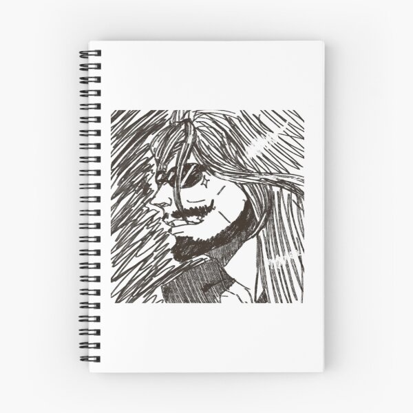 Item preview, Shades Profile Sketch - Edgy Sepia Scribble Art designed and sold by RoyTill0Art.