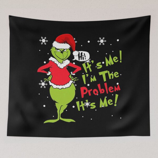 Item preview, Funny Grinch Christmas Quote | It’s Me I’m The Problem Holiday Parody Design designed and sold by Ariella Whitney.