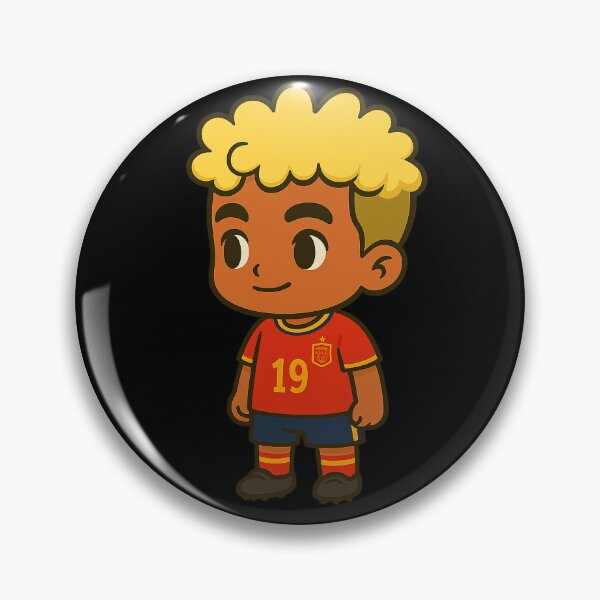 Item preview, Lamine Yamal Cartoon Art Spain Barcelona designed and sold by My-Way-Studio.