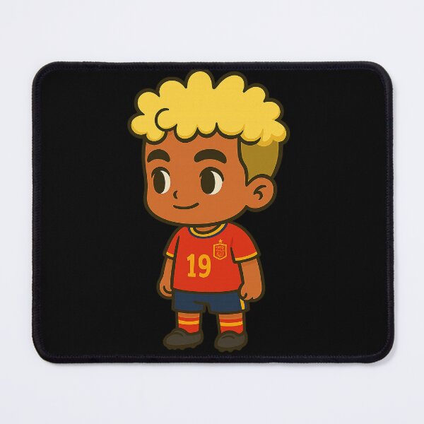 Item preview, Lamine Yamal Cartoon Art Spain Barcelona designed and sold by My-Way-Studio.