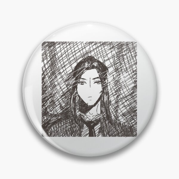 Item preview, Sepia Sketch Portrait - Stern Gaze Scribble designed and sold by RoyTill0Art.