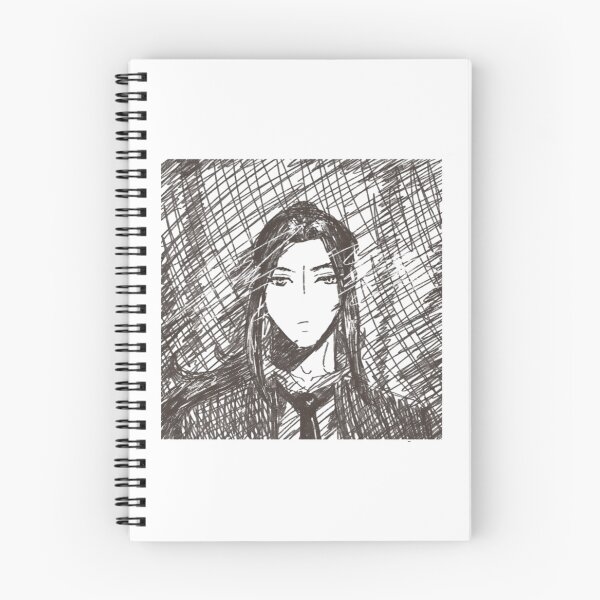 Item preview, Sepia Sketch Portrait - Stern Gaze Scribble designed and sold by RoyTill0Art.