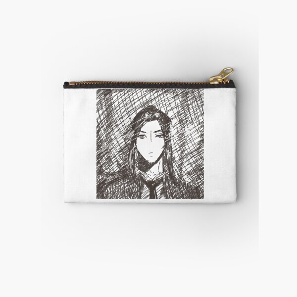 Item preview, Sepia Sketch Portrait - Stern Gaze Scribble designed and sold by RoyTill0Art.