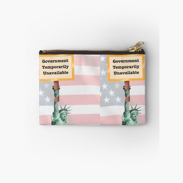 Item preview, Statue of Liberty Holding Government Shutdown Sign designed and sold by Kruti Collection.