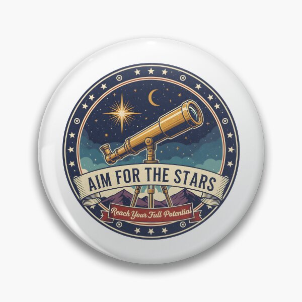 Item preview, Aim for the Stars | Reach Your Full Potential designed and sold by DailyVibesMerch.