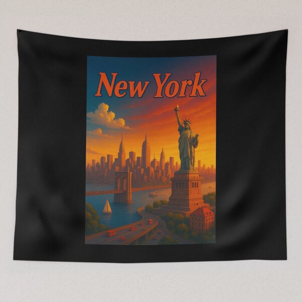 Item preview, New York City View Gift For Tourists Locals  designed and sold by My-Way-Studio.