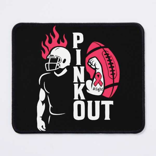Item preview, Football Pink Out Team Breast Cancer designed and sold by gear-posters.