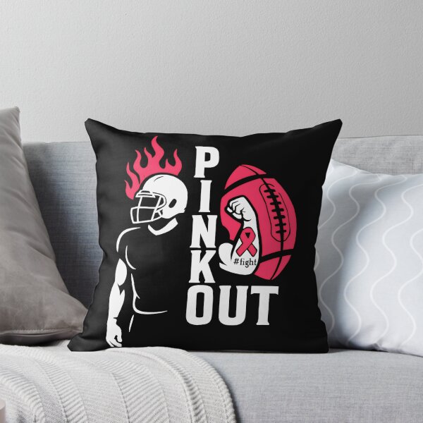 Item preview, Football Pink Out Team Breast Cancer designed and sold by gear-posters.