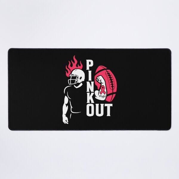 Item preview, Football Pink Out Team Breast Cancer designed and sold by gear-posters.