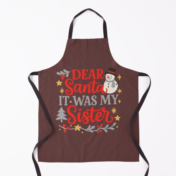 Item preview, Dear Santa, It Was My Sister – Funny Christmas Design designed and sold by Meandmyshop.