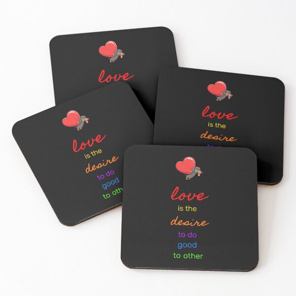 Item preview, Love Is the Desire to Do Good – Dachshund of Kindness Edition designed and sold by CARPIO Creations.