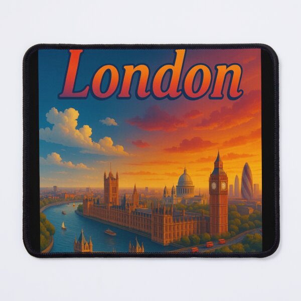 Item preview, London View Gift For Tourists Locals English People designed and sold by My-Way-Studio.