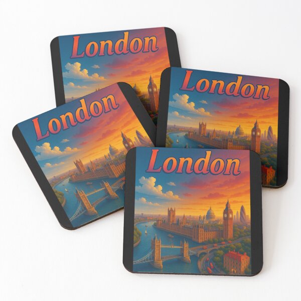 Item preview, London View Gift For Tourists Locals English People designed and sold by My-Way-Studio.