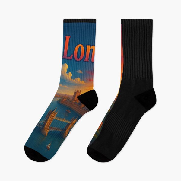 Item preview, London View Gift For Tourists Locals English People designed and sold by My-Way-Studio.