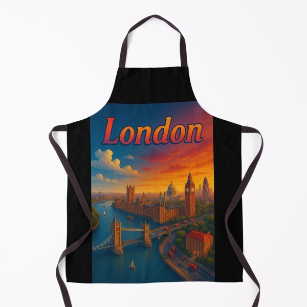 Item preview, London View Gift For Tourists Locals English People designed and sold by My-Way-Studio.