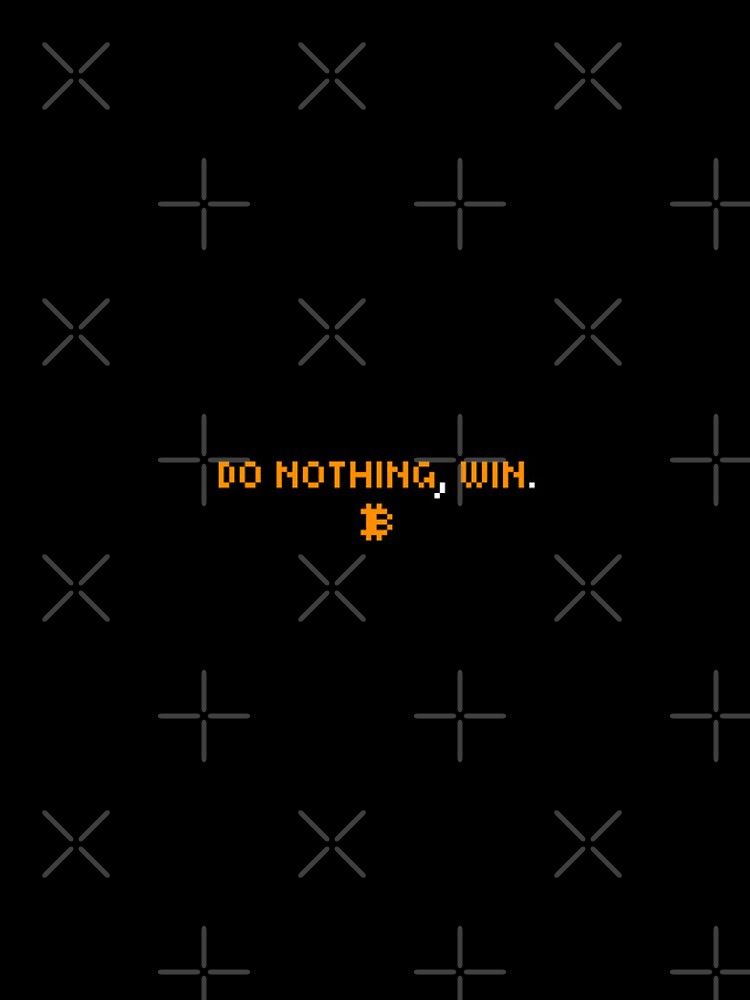 Thumbnail 4 of 4, iPhone Case, Do nothing, win - Bitcoin Quote - Computer Font designed and sold by CyberRex.
