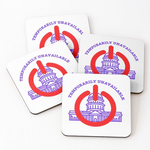Item preview, Capitol Shutdown – Temporarily Unavailable Design designed and sold by Kruti Collection.