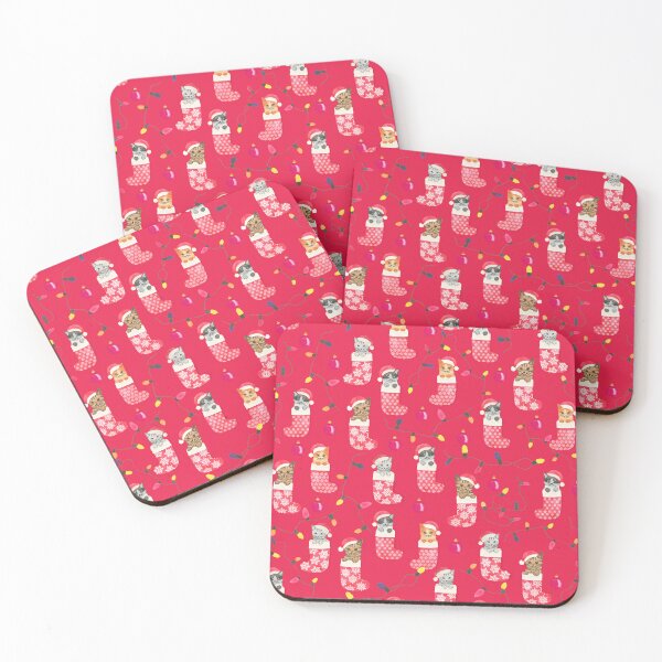 Item preview, Cute cats playing in Christmas Stockings designed and sold by Hillary Holt.