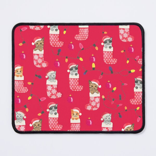 Item preview, Cute cats playing in Christmas Stockings designed and sold by Hillary Holt.