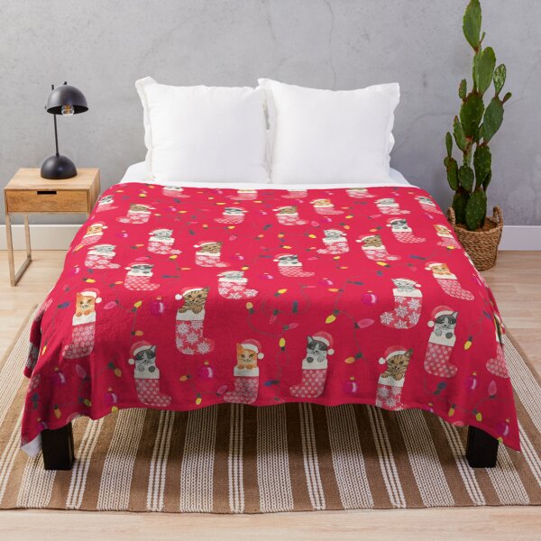 Item preview, Cute cats playing in Christmas Stockings designed and sold by Hillary Holt.
