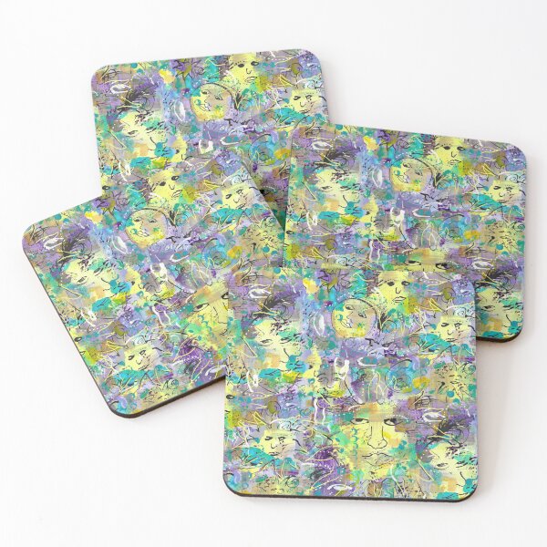 Item preview, Painterly Sun and Moon designed and sold by lottibrown.
