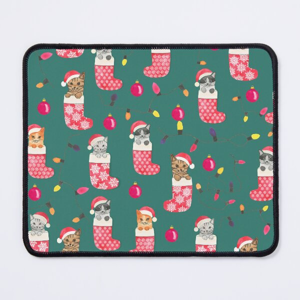Item preview, Cute cats playing in Christmas Stockings designed and sold by Hillary Holt.