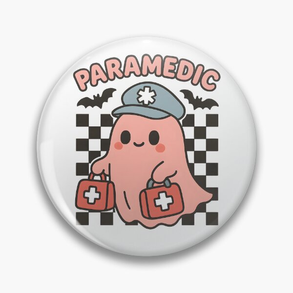 Item preview, Paramedic Halloween Ghost Shirt | Funny EMT Paramedic Halloween Tee designed and sold by ClinicalHubs.