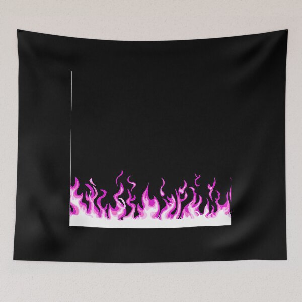 Item preview, Edge Of Old School Punk Flames Pink And Black designed and sold by ModaPriNTonv.