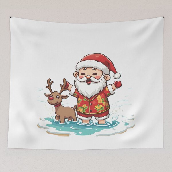 Item preview, Songkran Santa – Cute Thai Kawaii Christmas Mashup designed and sold by TH cartoon world.