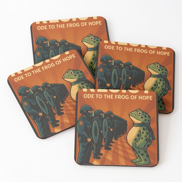 Item preview, RESIST – Ode to the Frog of Hope | Portland Protest Art designed and sold by Youpiworld.