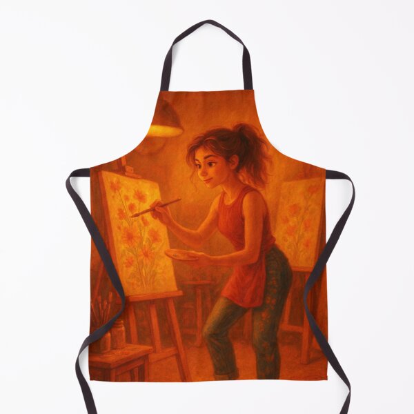 Item preview, A painter getting creative in her studio designed and sold by Markantonyart.