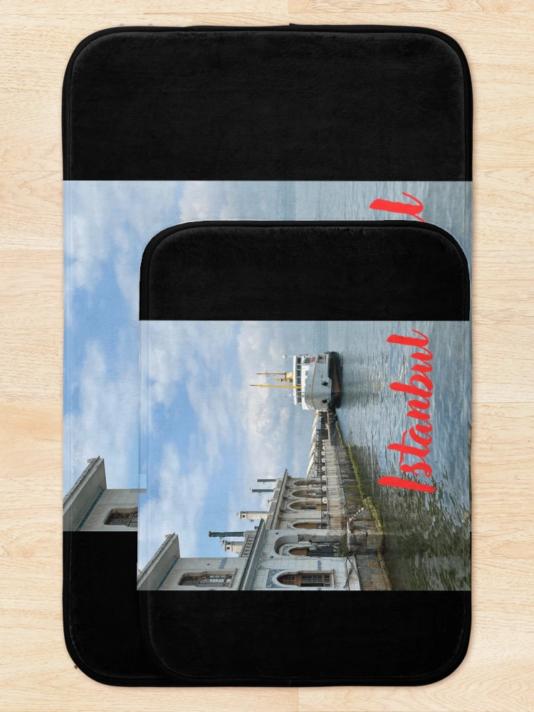 Thumbnail 5 of 6, Bath Mat, Istanbul designed and sold by BubbleTextBox.
