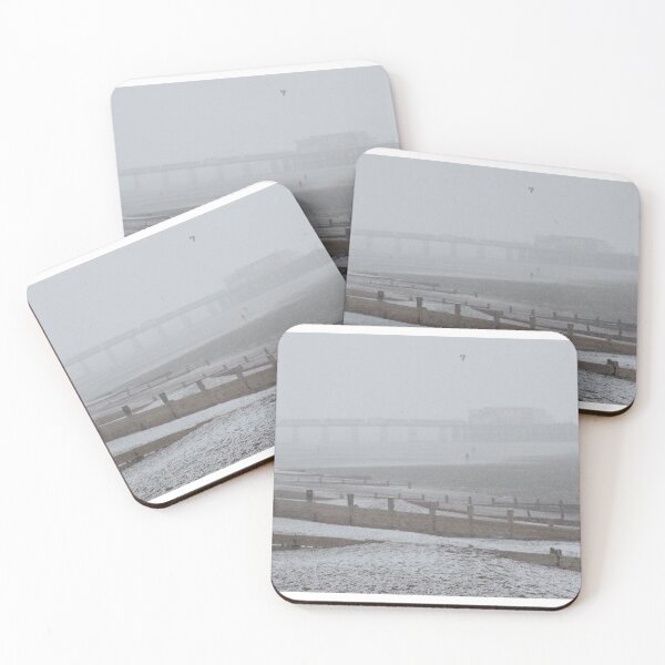 Item preview, Worthing pier in the snow designed and sold by PJSkinner.