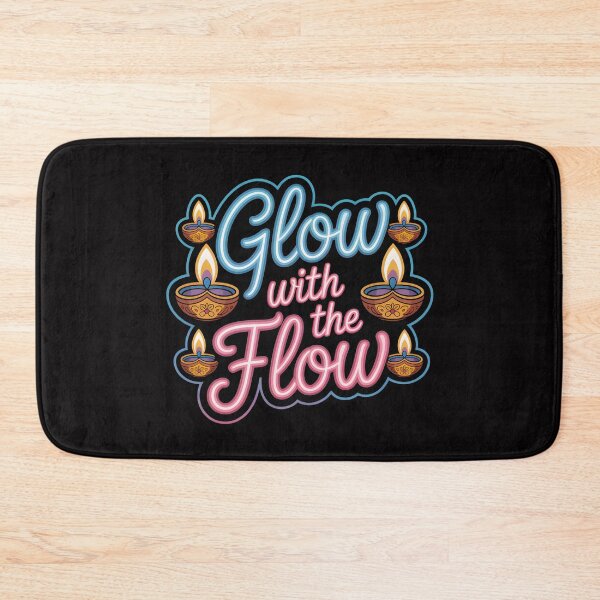 Item preview, Glow with the Flow – Neon Diwali Festival Design designed and sold by Jollys-ArtShop.
