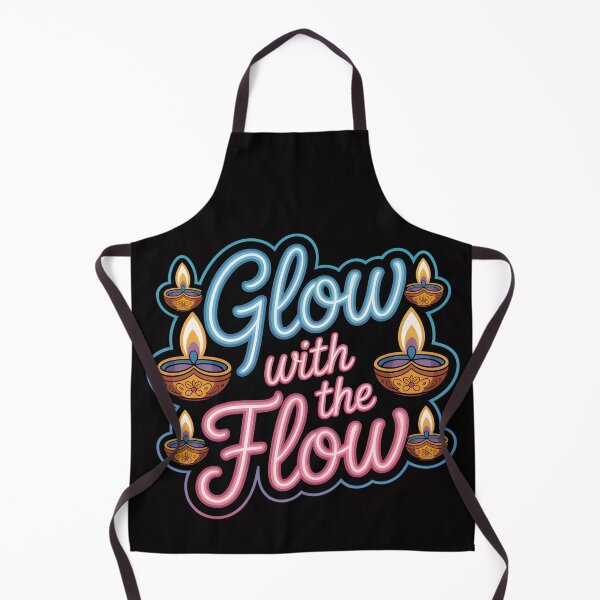 Item preview, Glow with the Flow – Neon Diwali Festival Design designed and sold by Jollys-ArtShop.