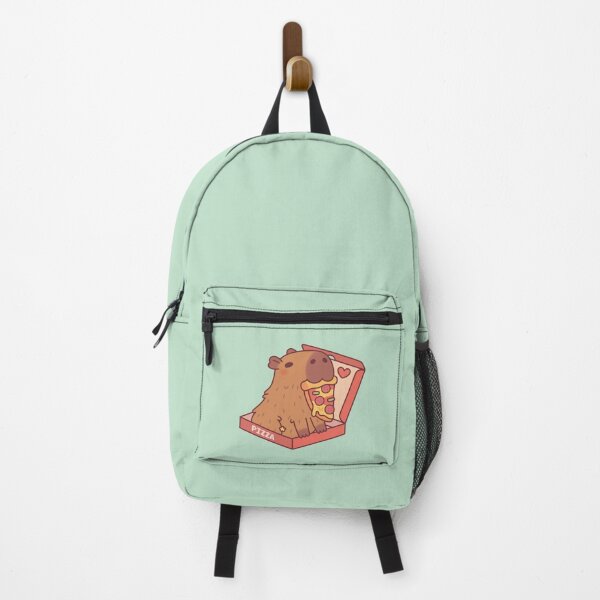 Item preview, Cute Capybara With Pizza In Pizza Box designed and sold by rustydoodle.