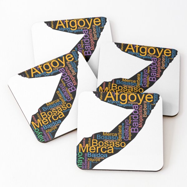 Item preview, Somalia City Names Word Art designed and sold by TheIconSmith.