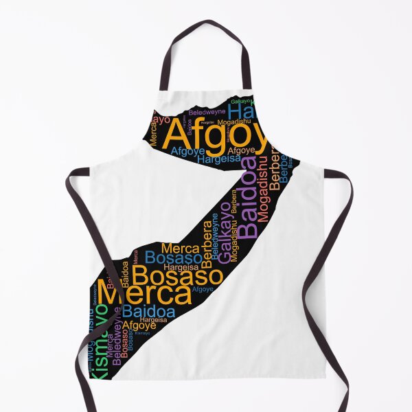 Item preview, Somalia City Names Word Art designed and sold by TheIconSmith.