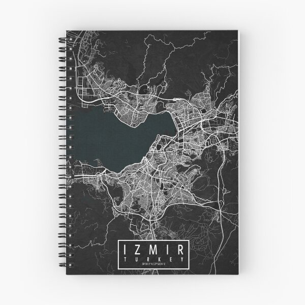 Item preview, Izmir City Map of Turkey - Dark designed and sold by deMAP.